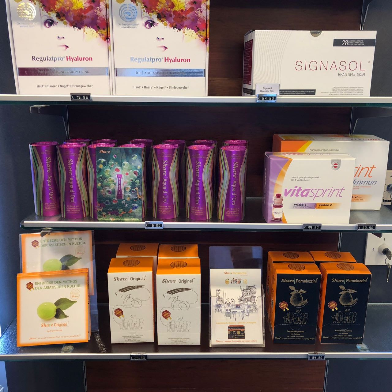 Share® Sample Pack-3 Products (made in Switzerland, limit 1 per customer, free Shipping)